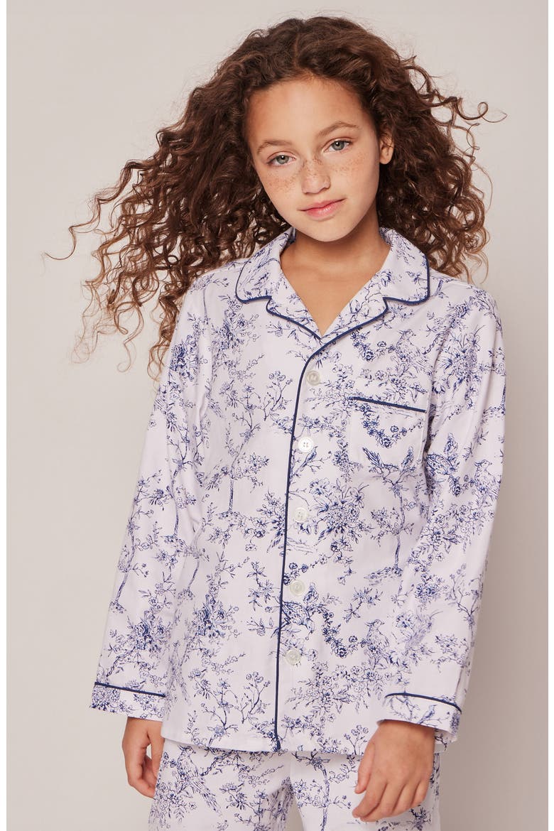 Timeless Toile Pajamas, Alternate, color, WHITE