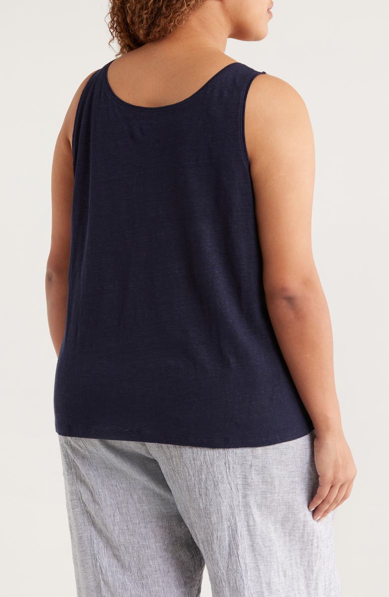 Eileen Fisher Organic Linen Tank, Alternate, color, 