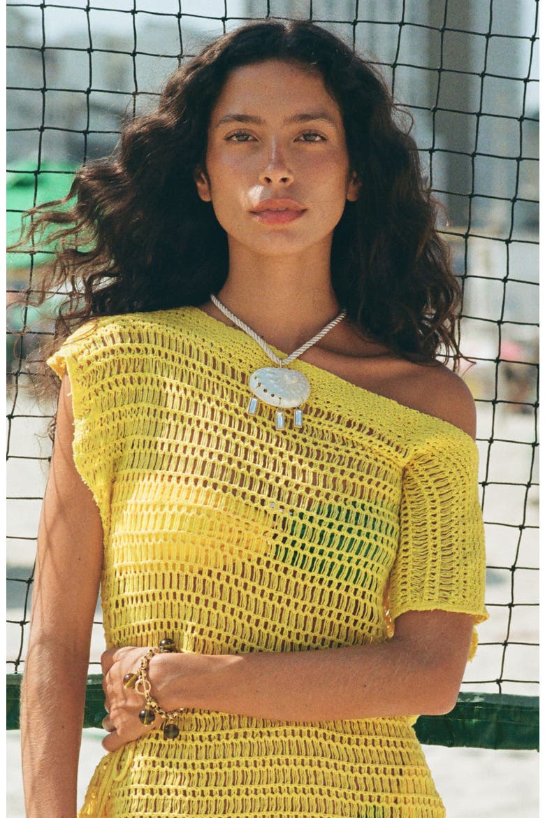 Capri Choker, Alternate, color, White