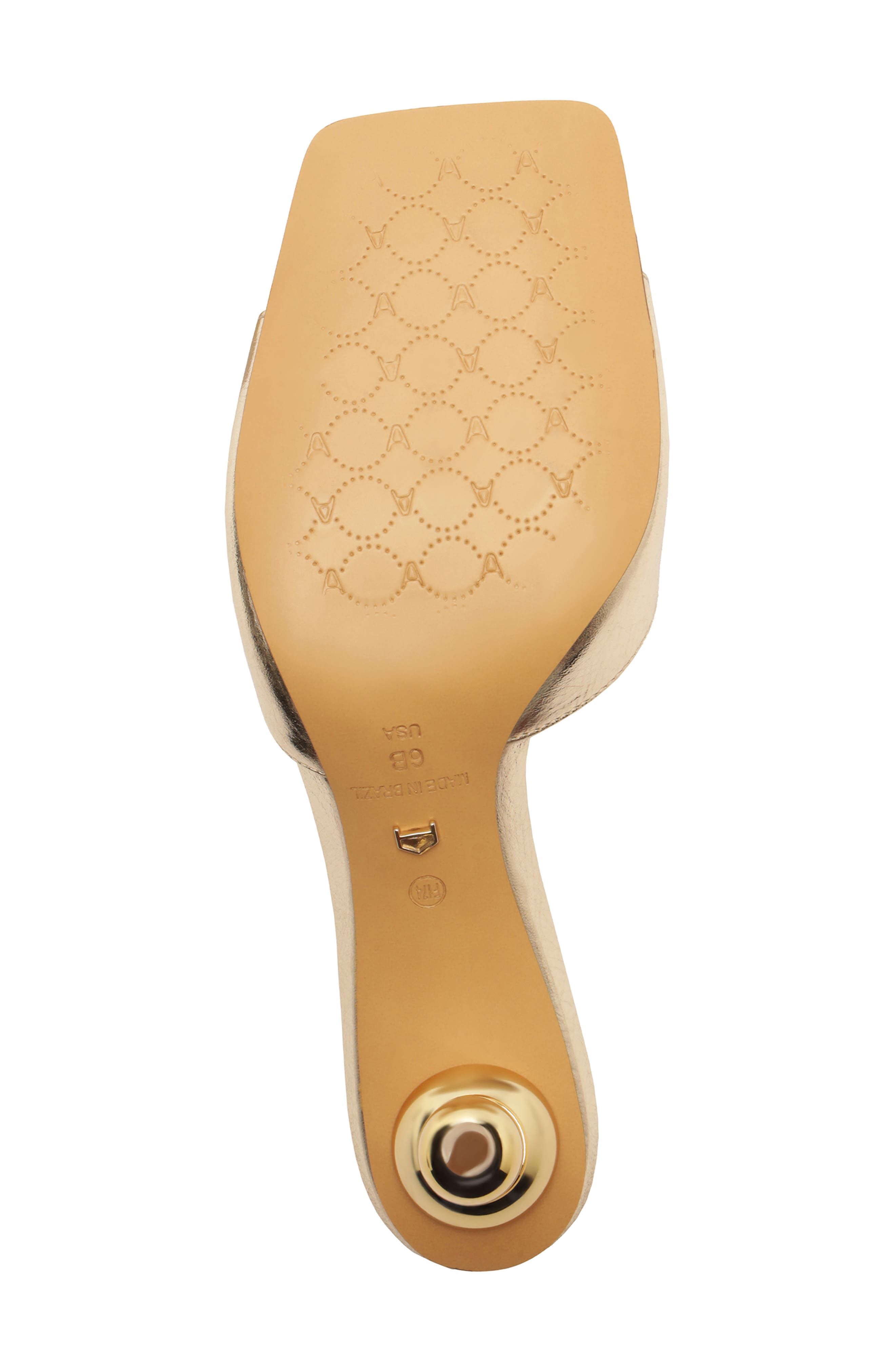 Arezzo Bree Sandal, Alternate, color, Platino