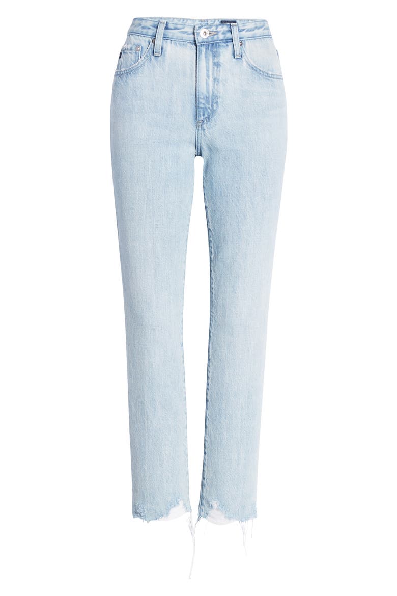 Isabelle High Waist Ankle Straight Leg Jeans, Alternate, color, 1996 ERA