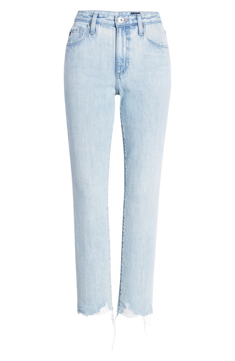 AG Isabelle High Waist Ankle Straight Leg Jeans, Alternate, color, 