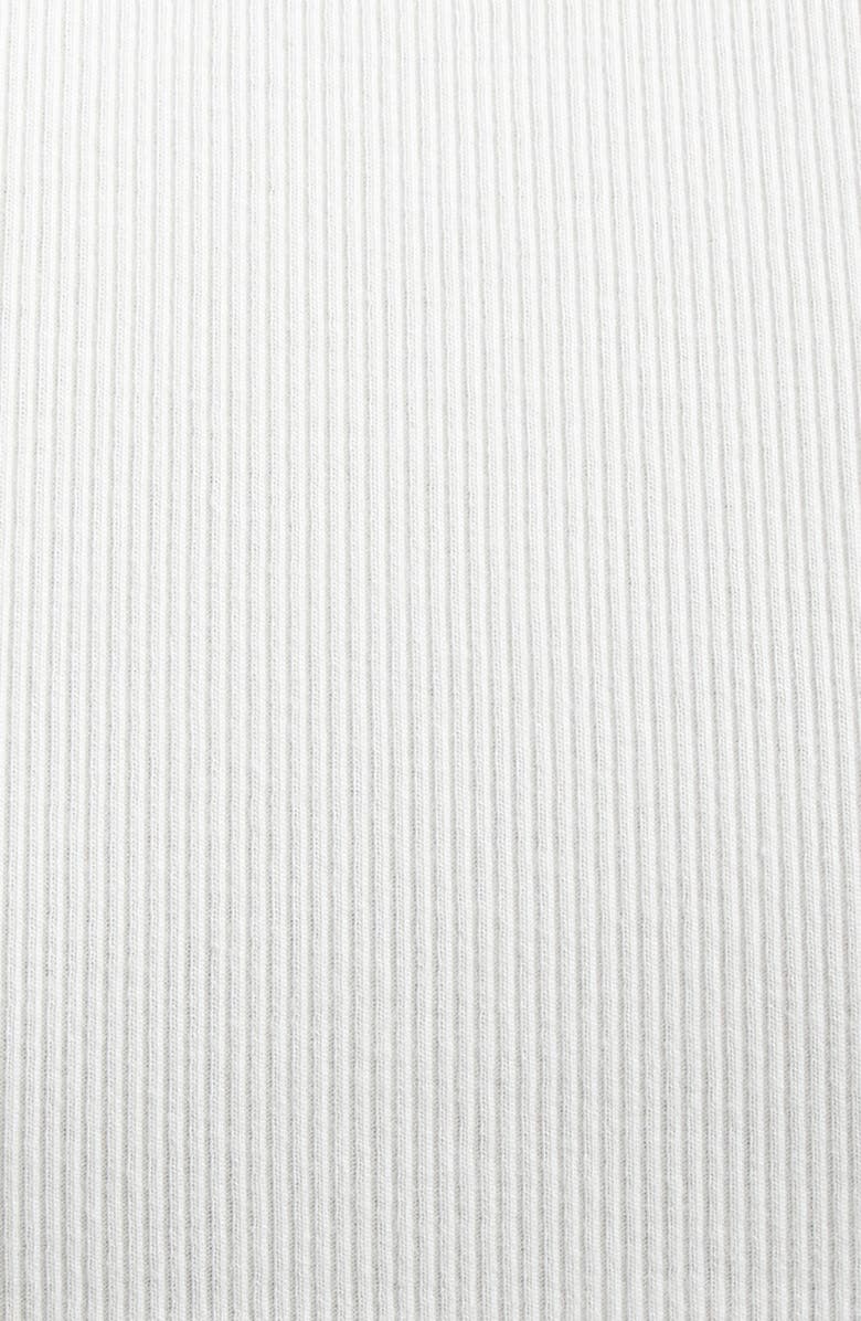 Alaïa Rib Bodysuit, Alternate, color, Blanc Casse