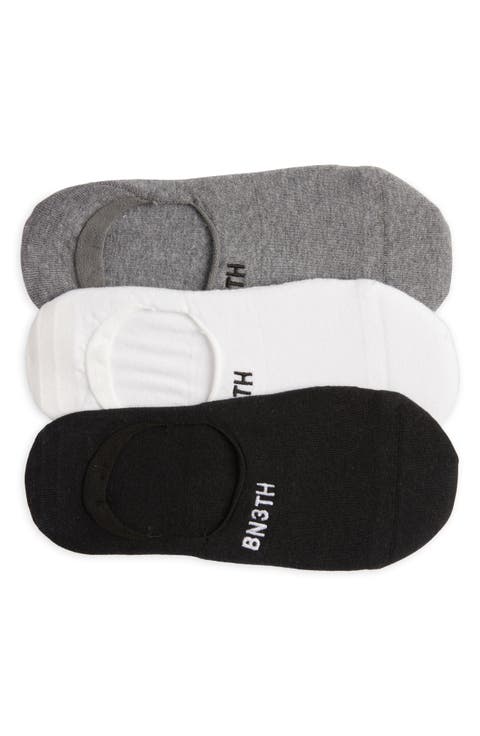3-Pack Classic No-Show Socks