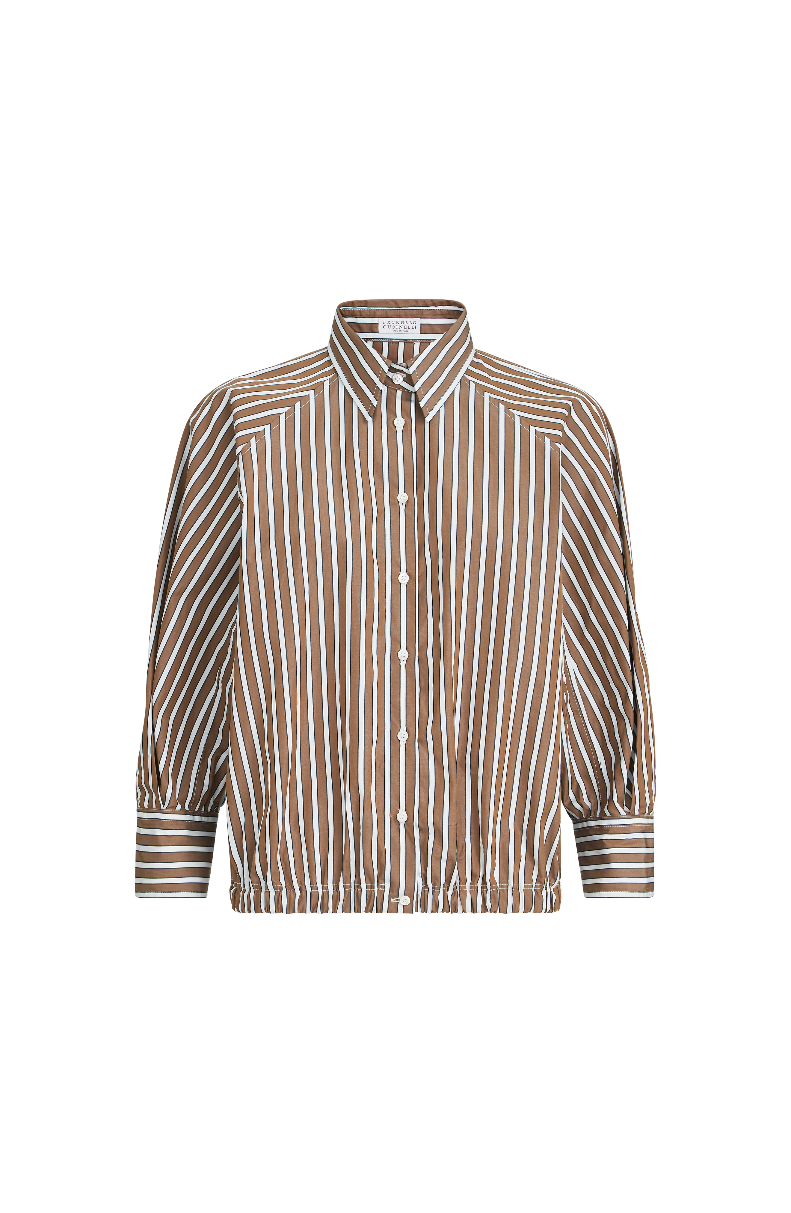 Shadow stripe poplin shirt - image 2