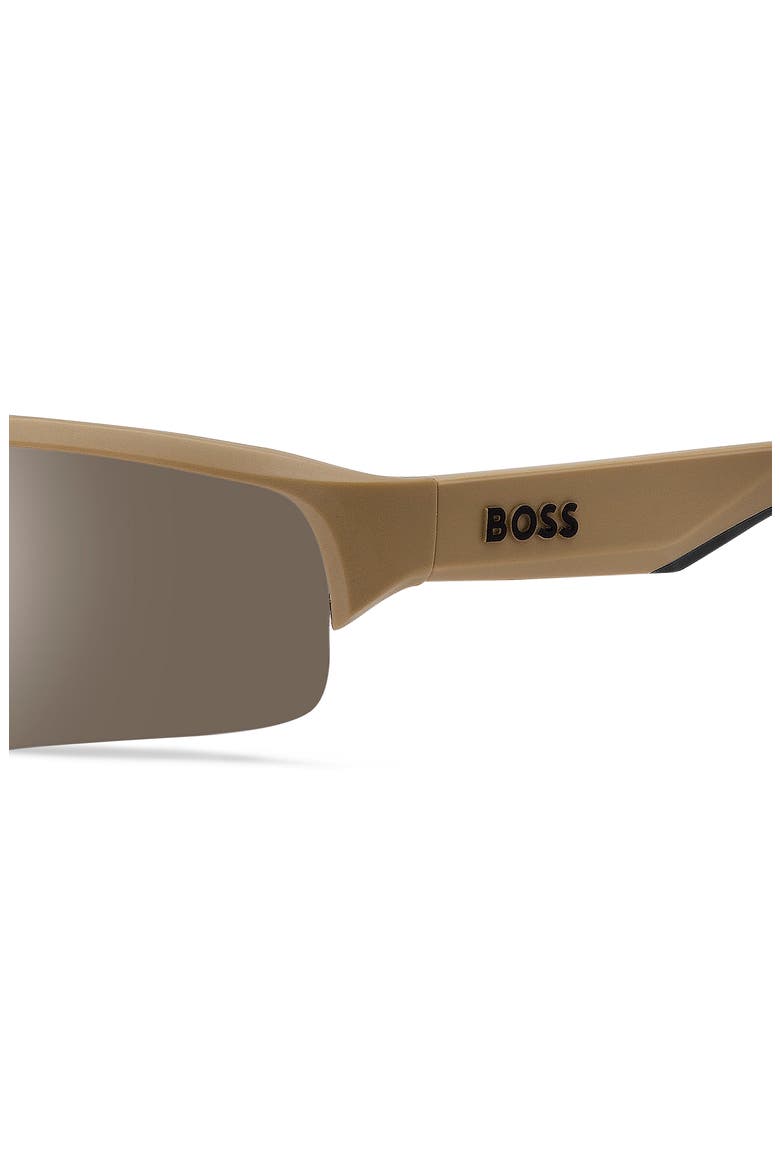 Shield Sunglasses, Alternate, color, BEIGE
