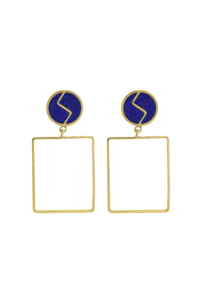 Zabul Earrings, Main, color, Gold