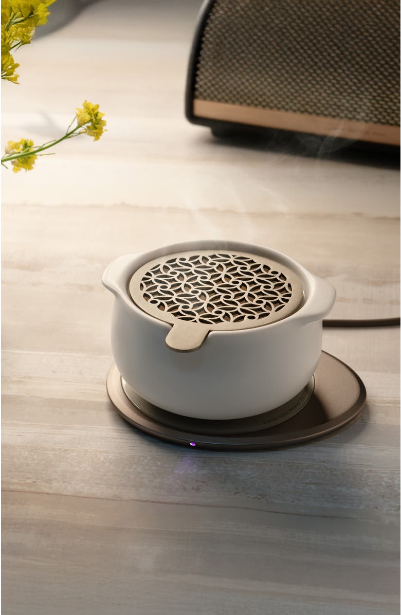 OHOM INC Jun Self-heating Diffuser Set, Alternate, color, Jasmine White