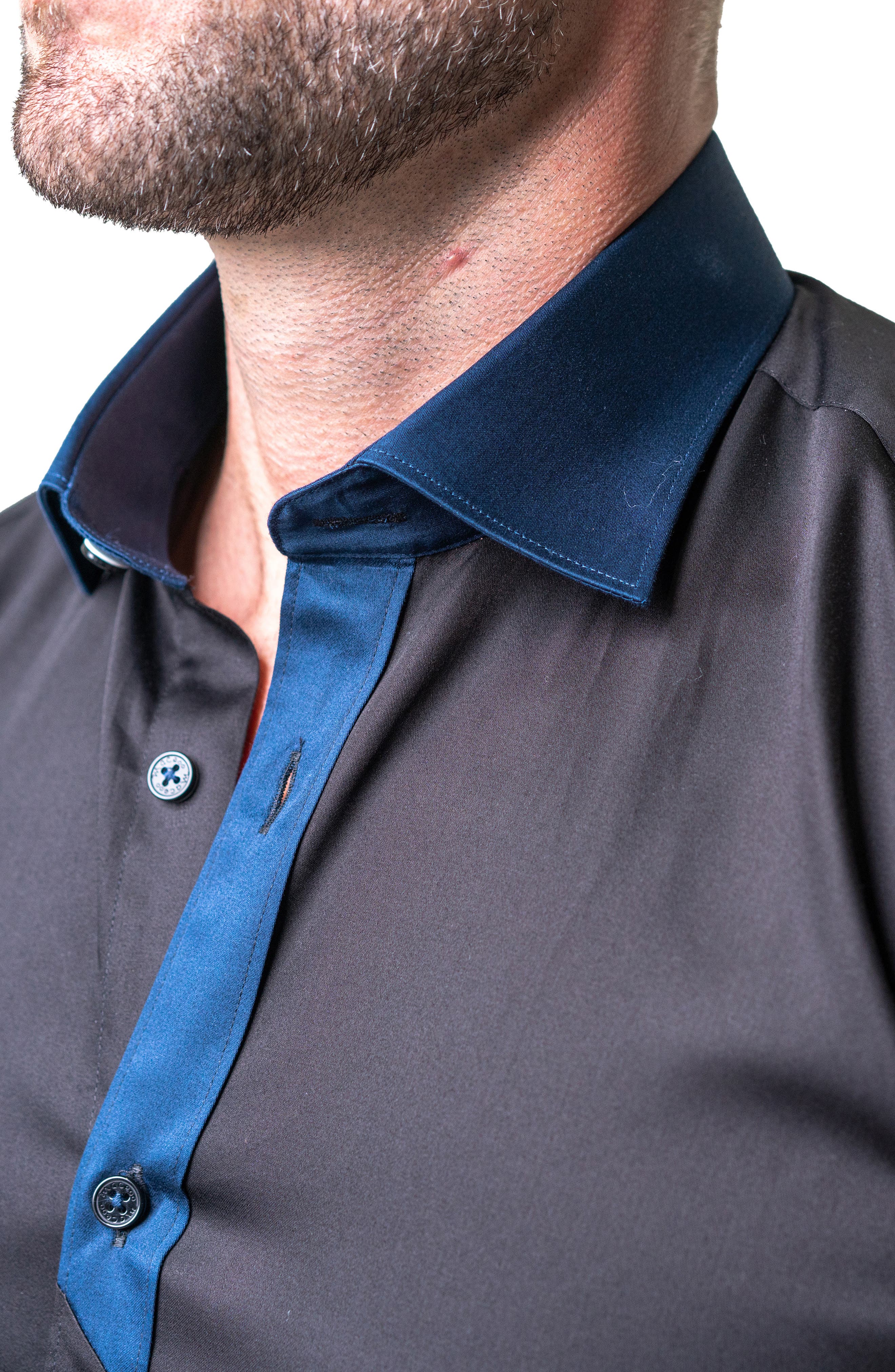 Maceoo Fibonacci Contrast Trim Button-Up Shirt (Men) | Nordstromrack