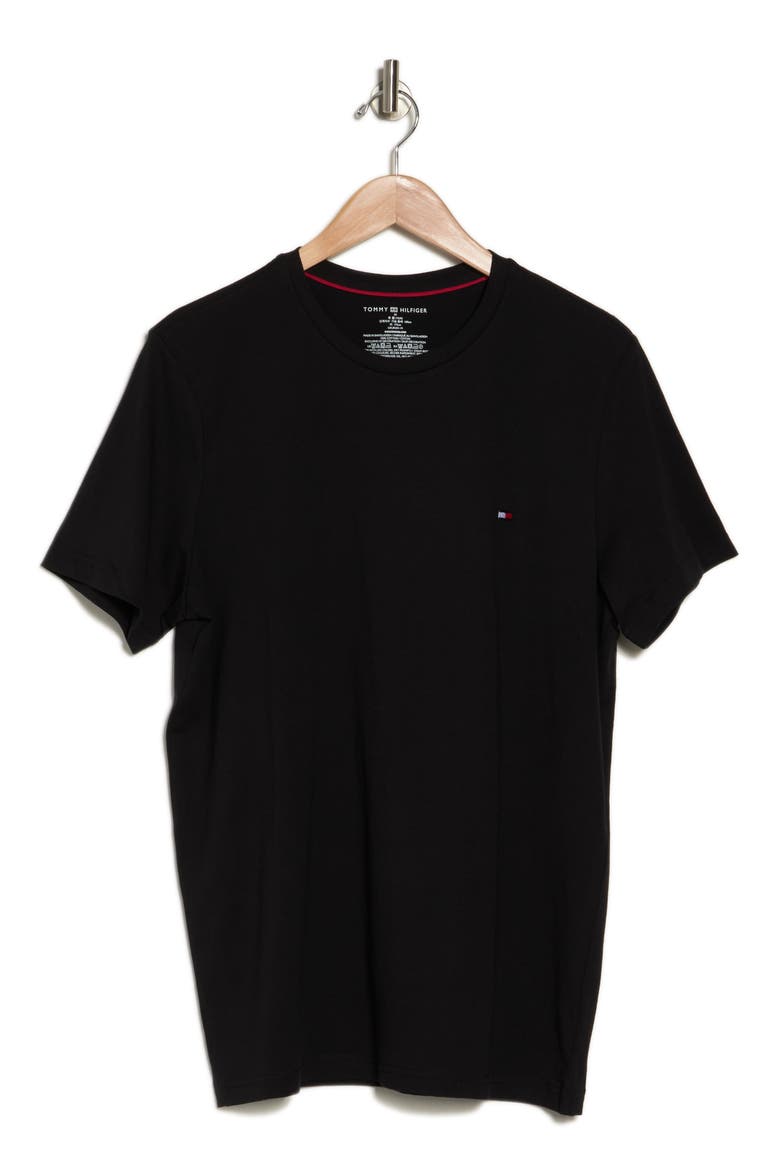 Core Flag Crewneck Tee, Alternate, color, BLACK