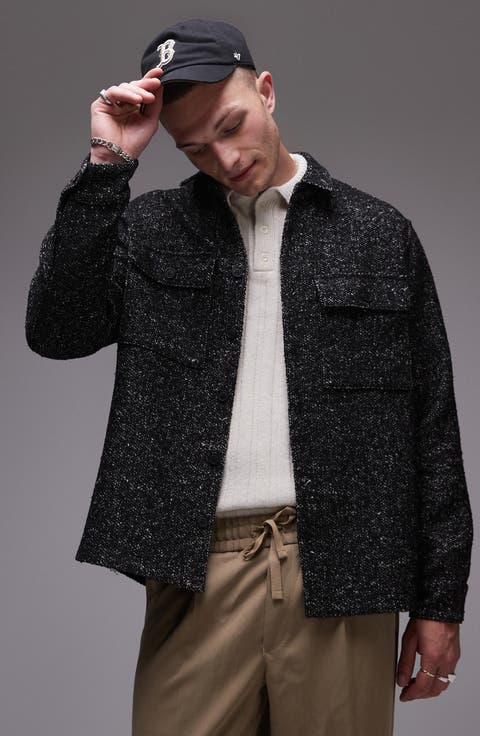 Textured Overshirt