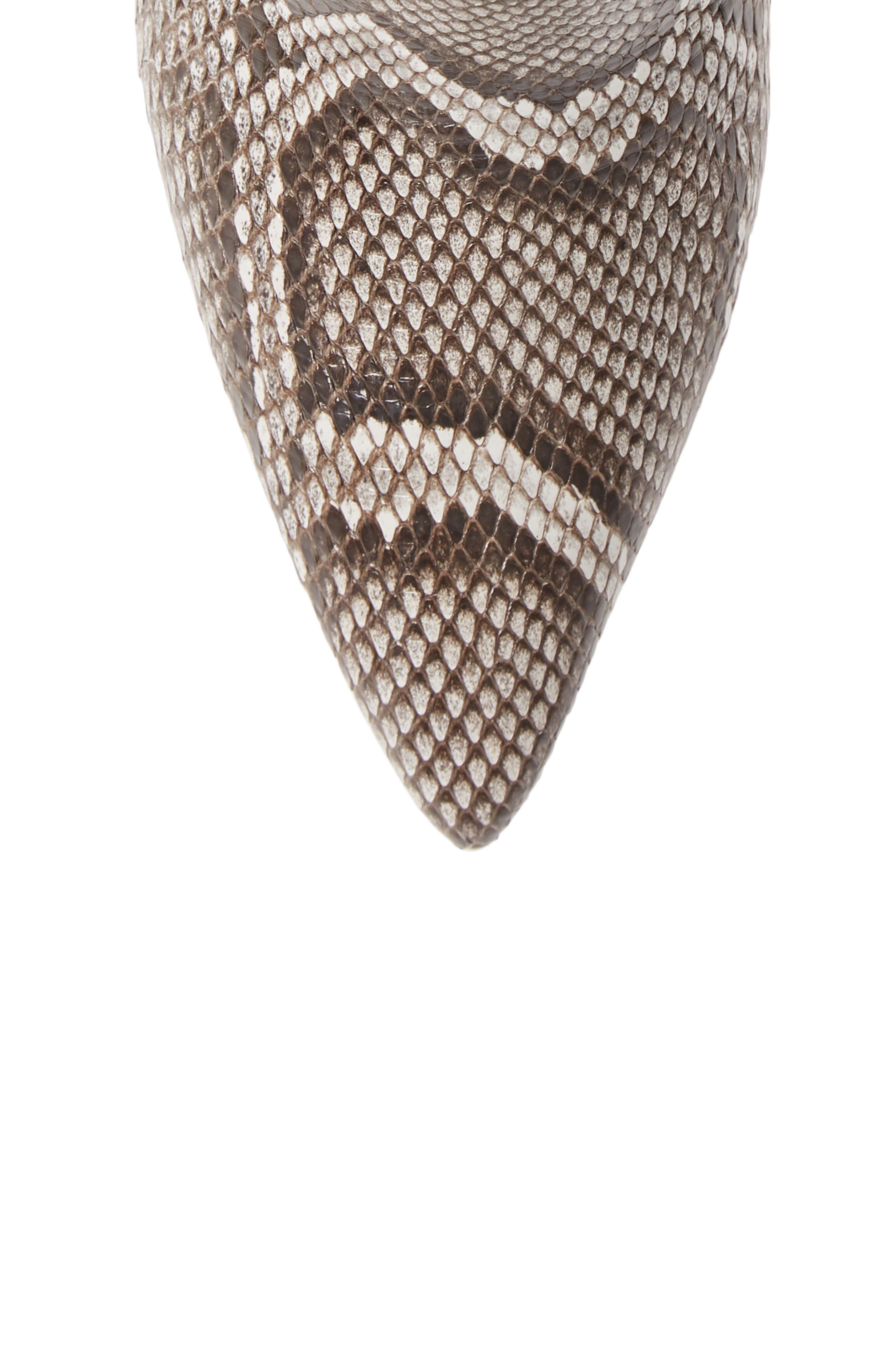 Alexandre Birman Esther Genuine Python Pointed Toe Boot, Alternate, color, 