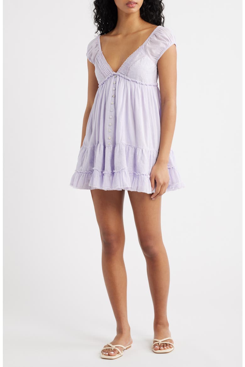 Belle Romper, Main, color, LILAC