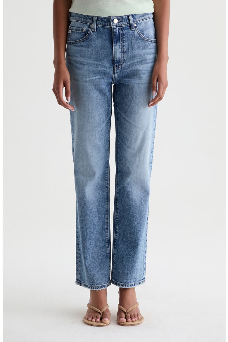 Brinley Mid Rise Straight Leg Jeans, Main, color, 16 YEARS MADNESS