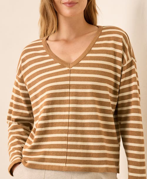 Pact Organic Cotton Classic Fine Knit Relaxed Sweater In Pattern