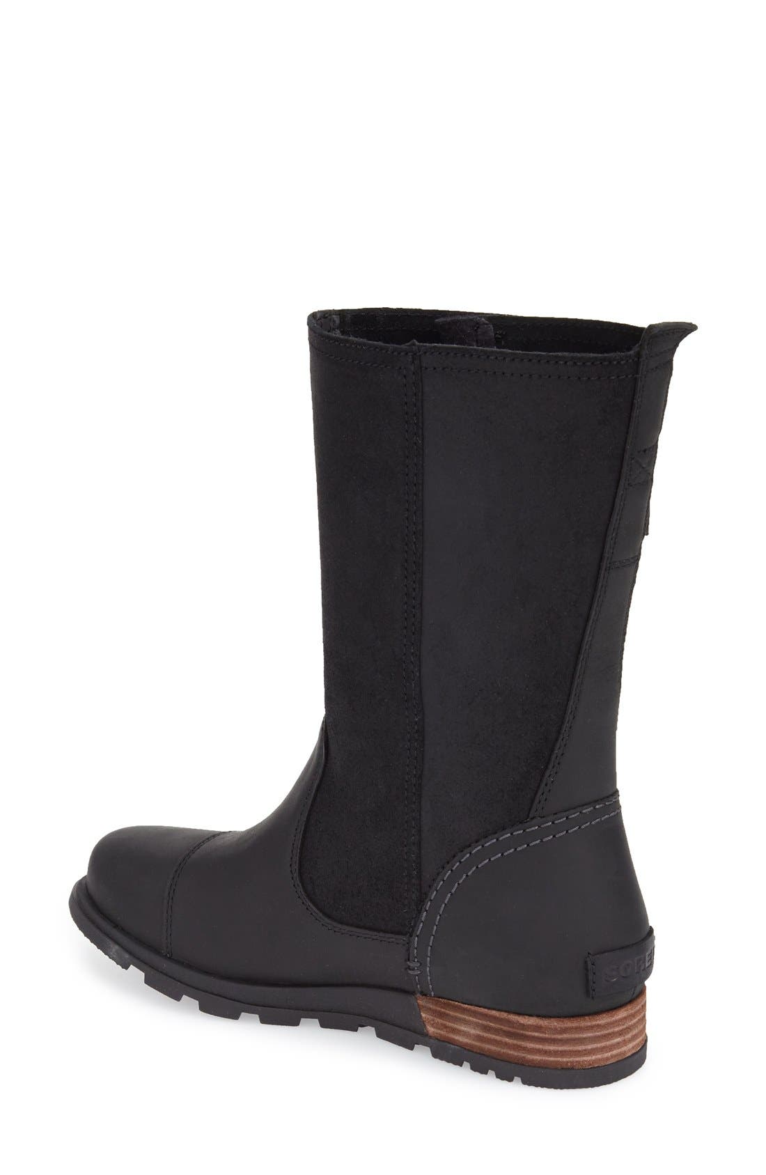 'Major' Boot, Alternate, color, BLACK