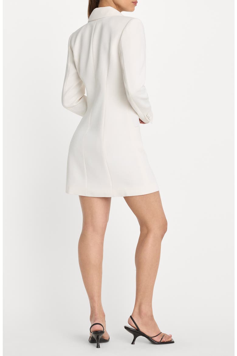 Luxe Suiting Exec Long Sleeve Blazer Minidress, Alternate, color, SOFT SHELL