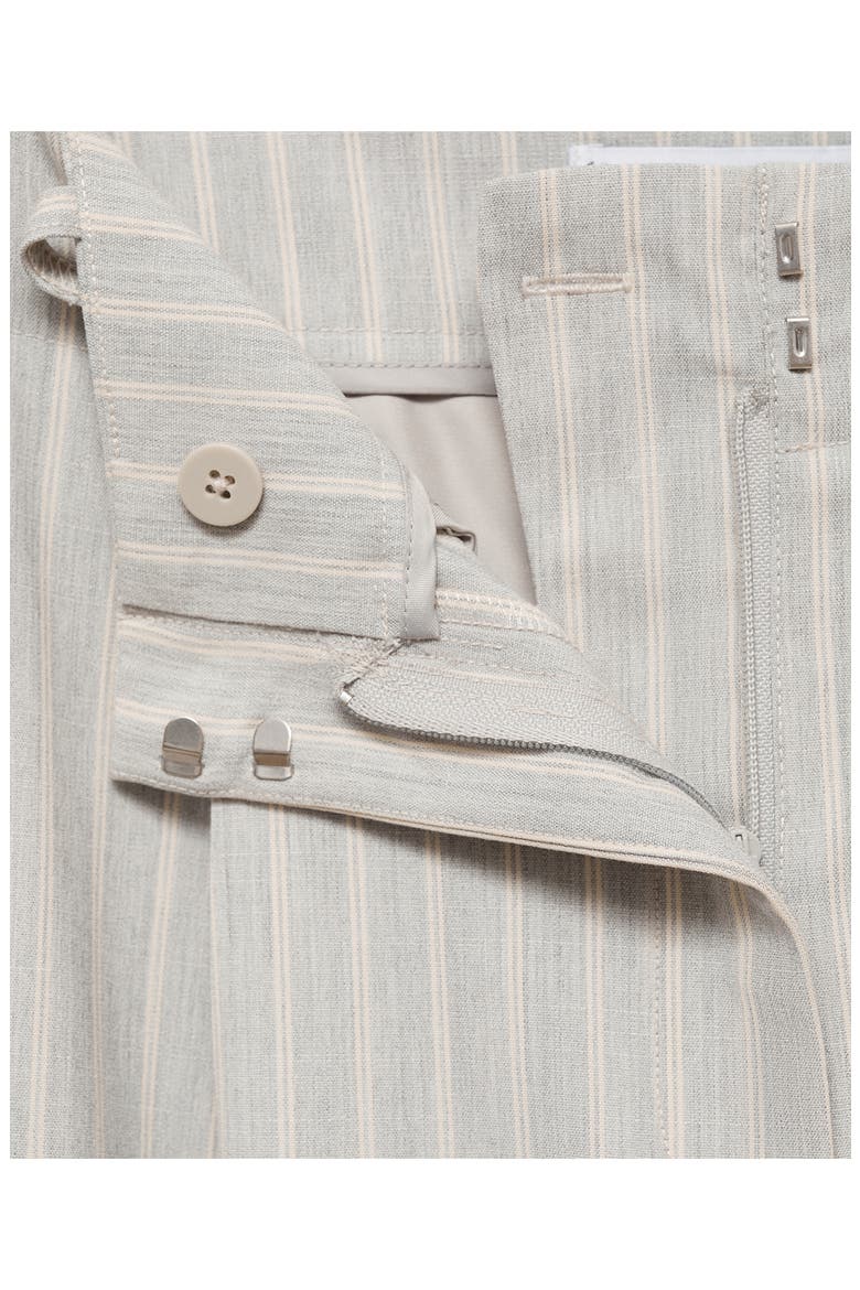 Pinstripe Wide Leg Pants, Alternate, color, SKY BLUE