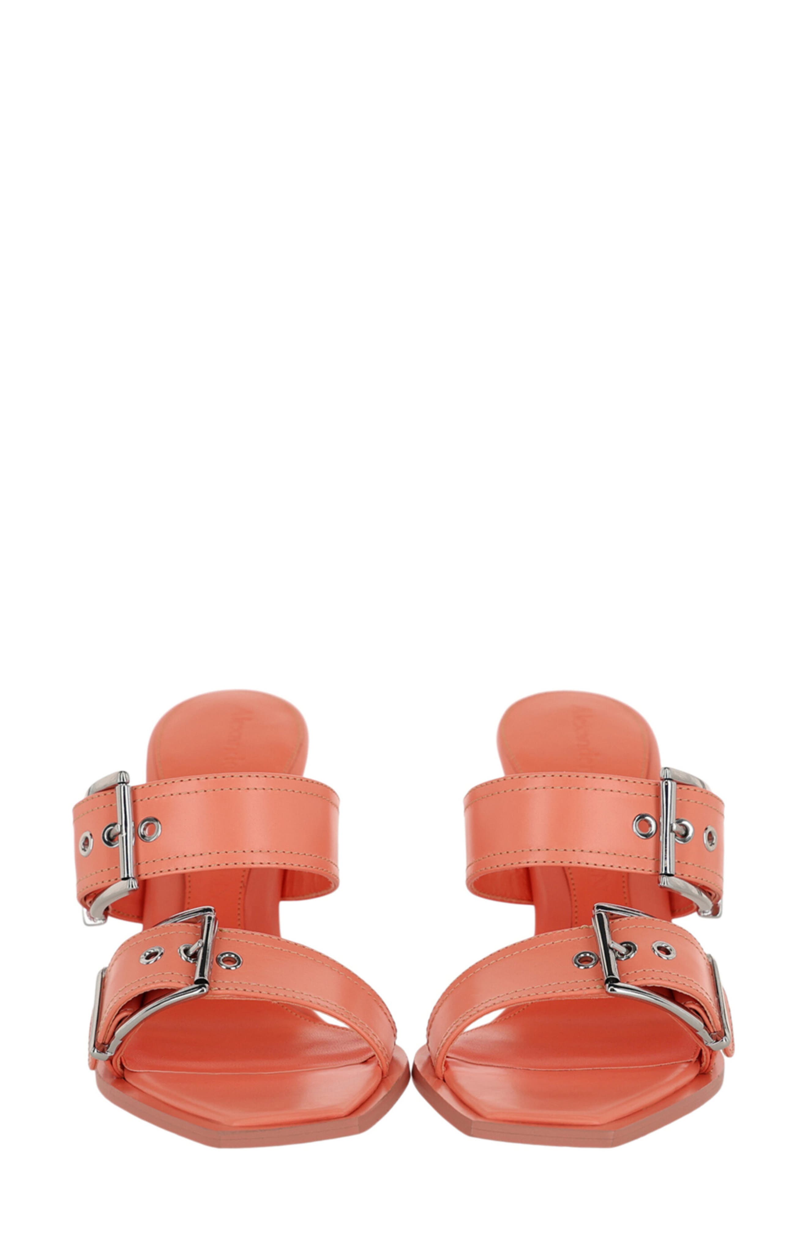 McQueen Punk Double Buckle Sandal, Alternate, color, 