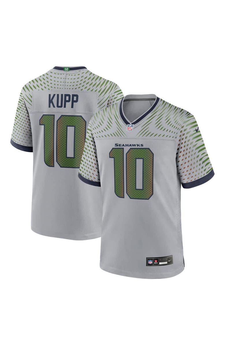 Nike Men's Nike Cooper Kupp Wolf Gray Seattle Seahawks 2025 Rivalries Collection Game Jersey, Main, color, Gray