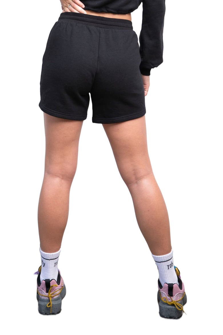 Rebody Biker Sweatshorts, Alternate, color, Metropolis Black/Slate