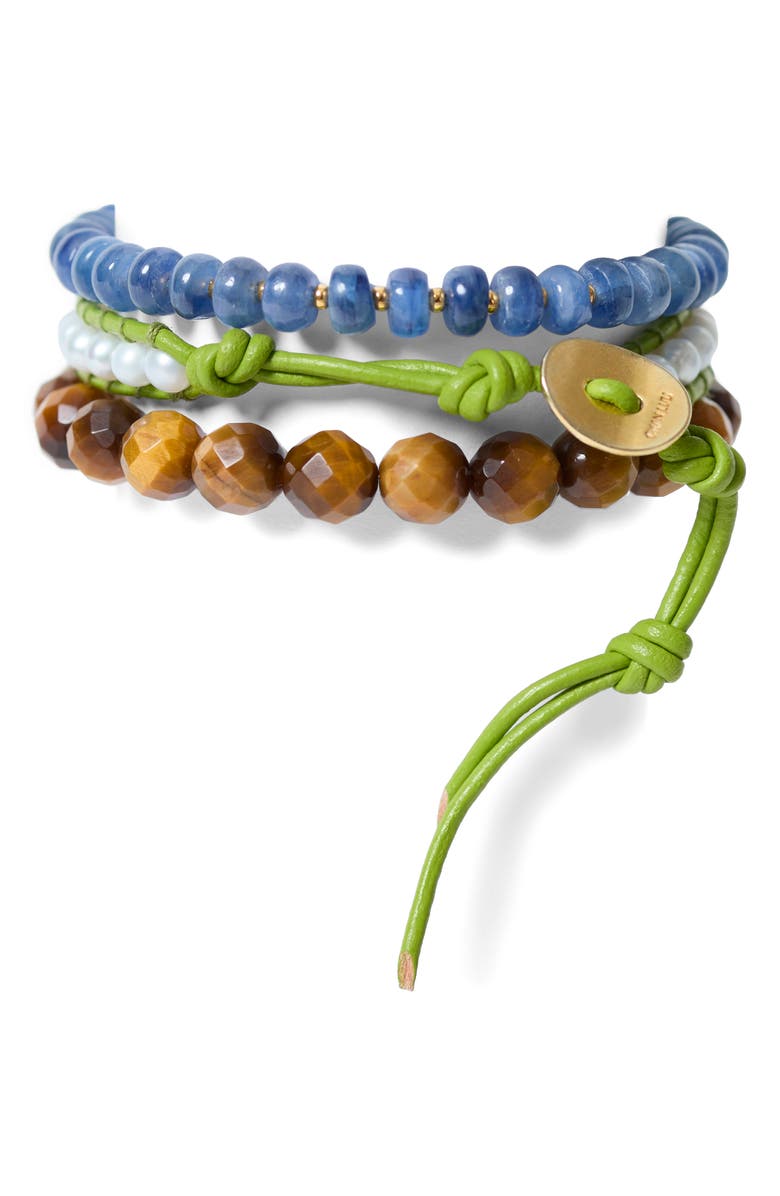 Chan Luu Trinity Tigers' Eye Bracelet Set, Alternate, color, Tigers Eye