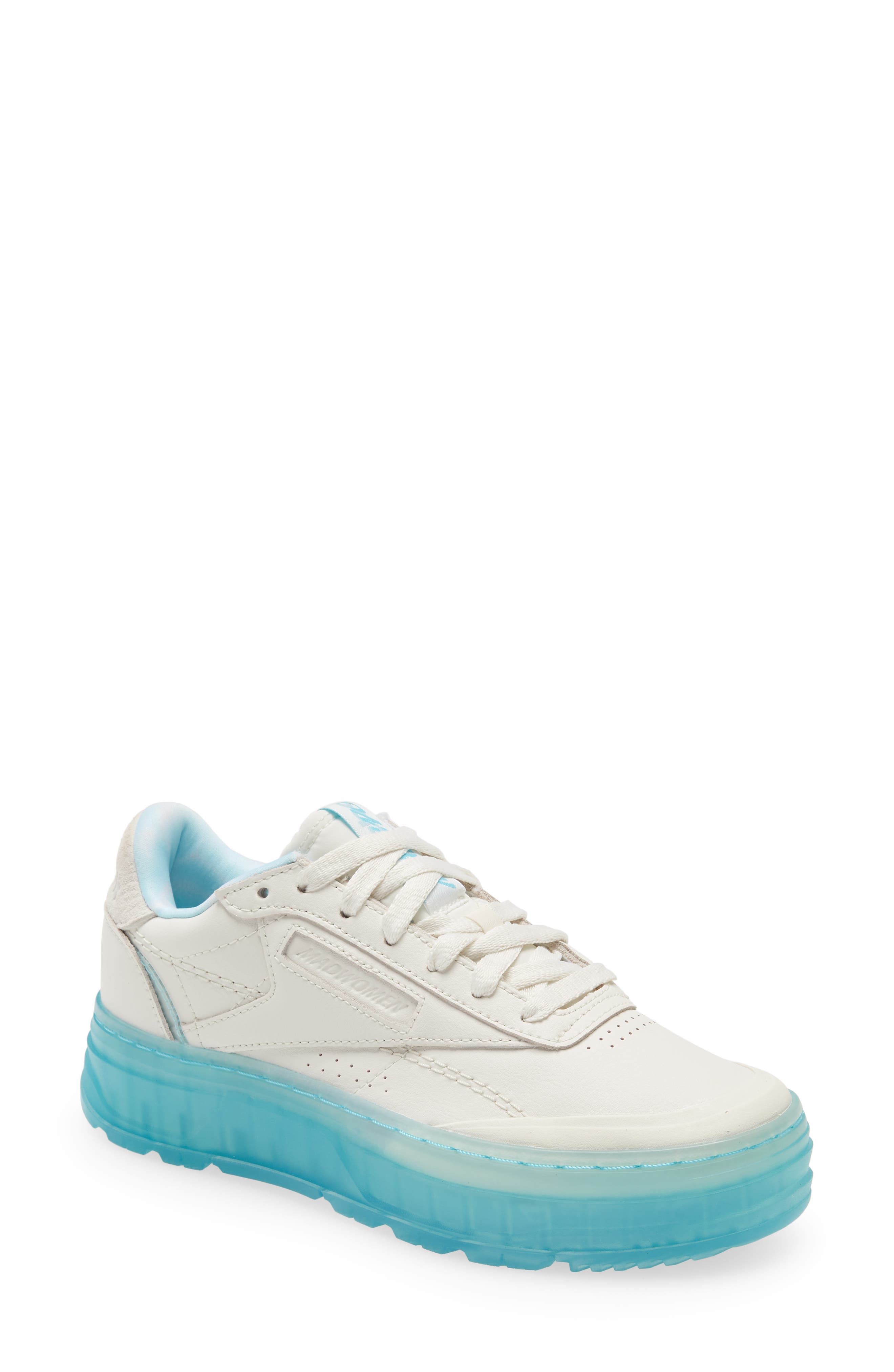 Reebok MadWomen Club C Double Geo Sneaker, Main, color, 