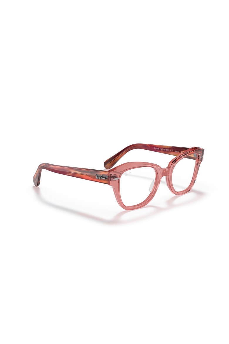 48mm Irregular optical glasses, Alternate, color, Pink