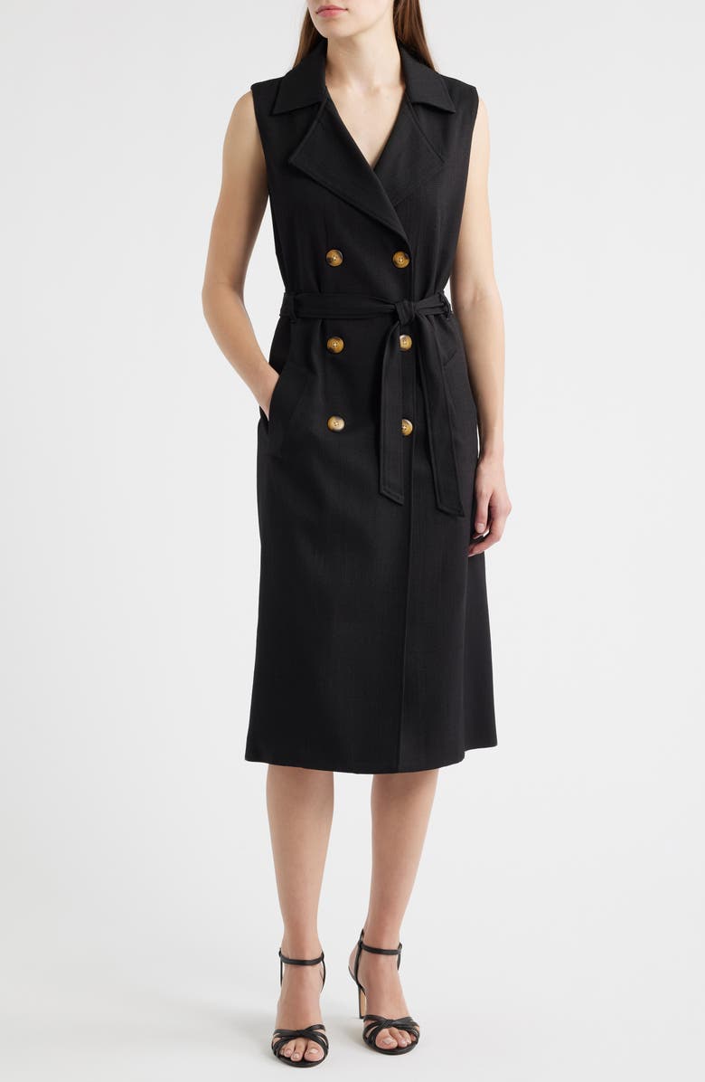 Julia Jordan Sleeveless Blazer Midi Dress, Main, color, 