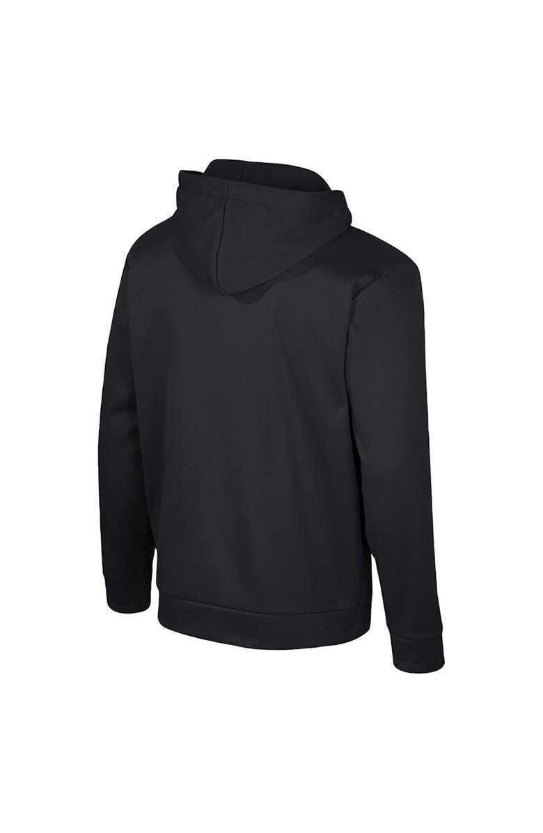 COLOSSEUM Men's Colosseum  Black Duke Blue Devils Quarter-Zip Hoodie, Alternate, color, 