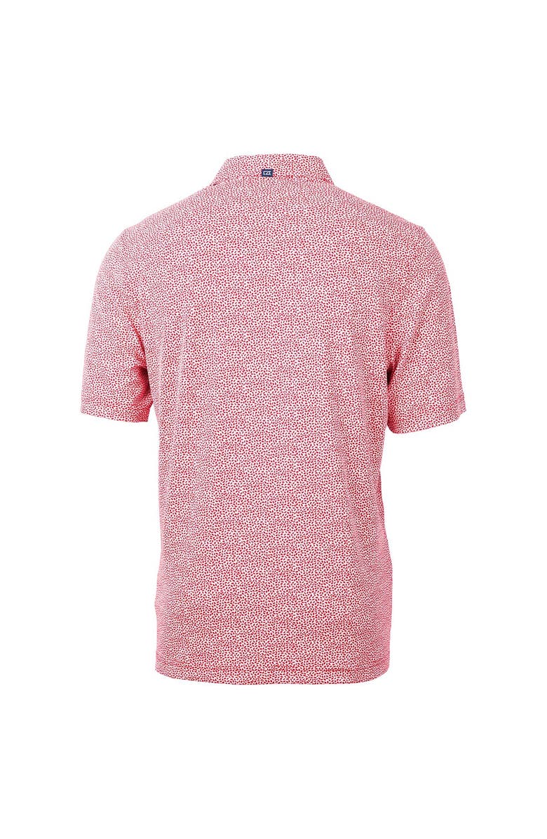 Cutter & Buck Men's Cutter & Buck Red Ole Miss Rebels Virtue Eco Pique Botanical Recycled Polo, Alternate, color, Red