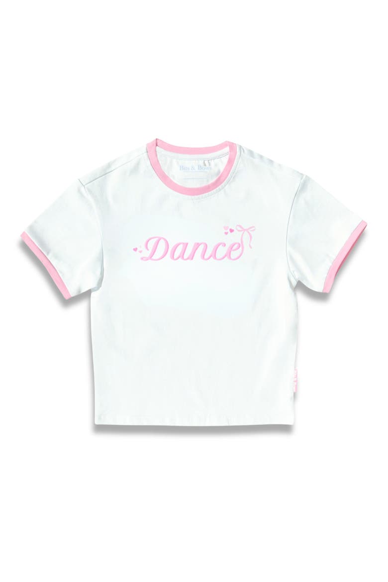 Dance T-Shirt, Main, color, White/Pink