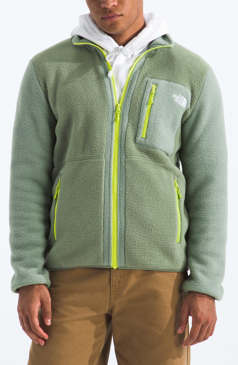 The North Face Yumiori Full Zip Jacket, Main, color, Bark Mist/ Slate Moss