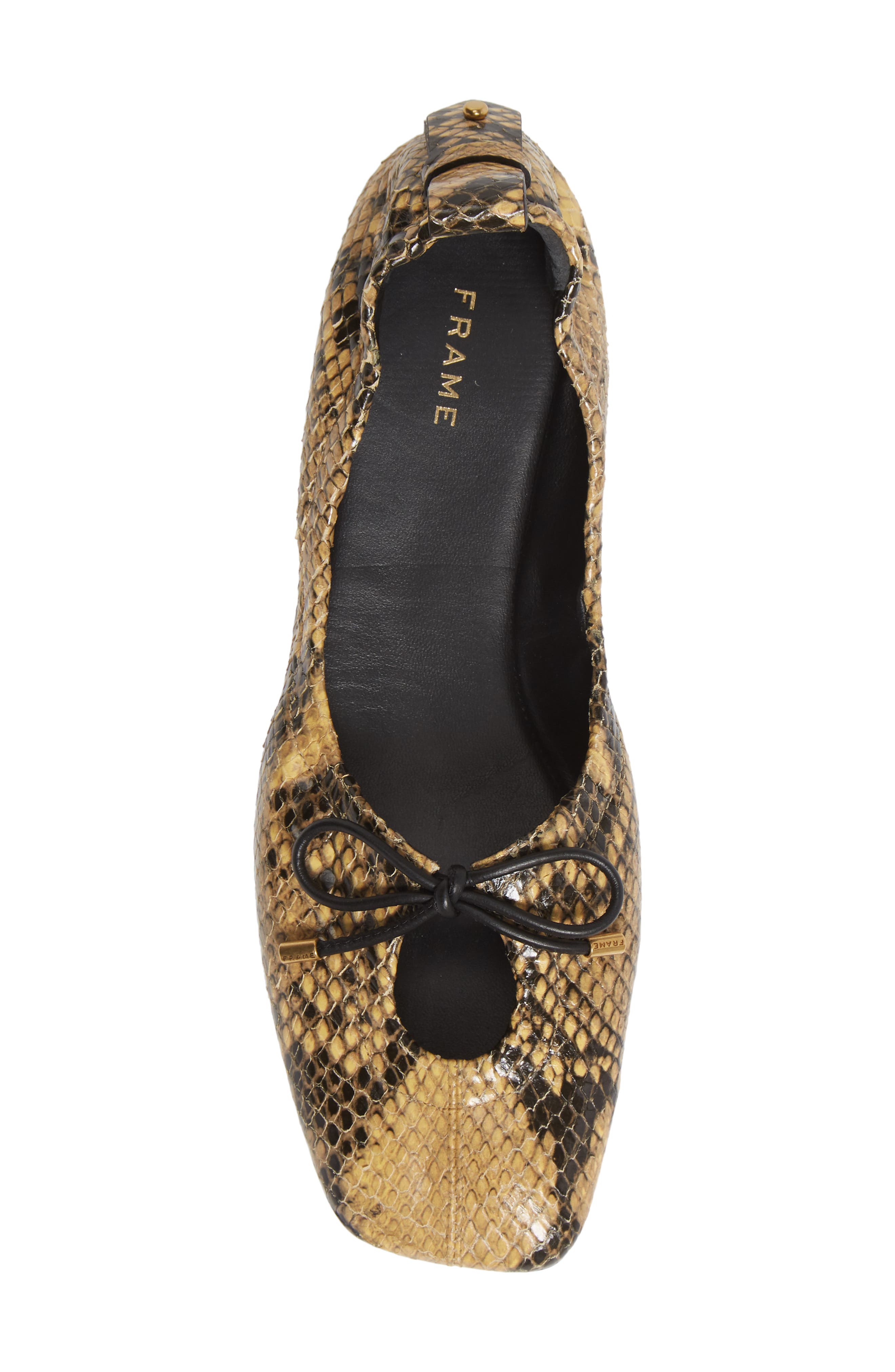 FRAME Le Sunset Square Toe Ballet Flat, Alternate, color, 