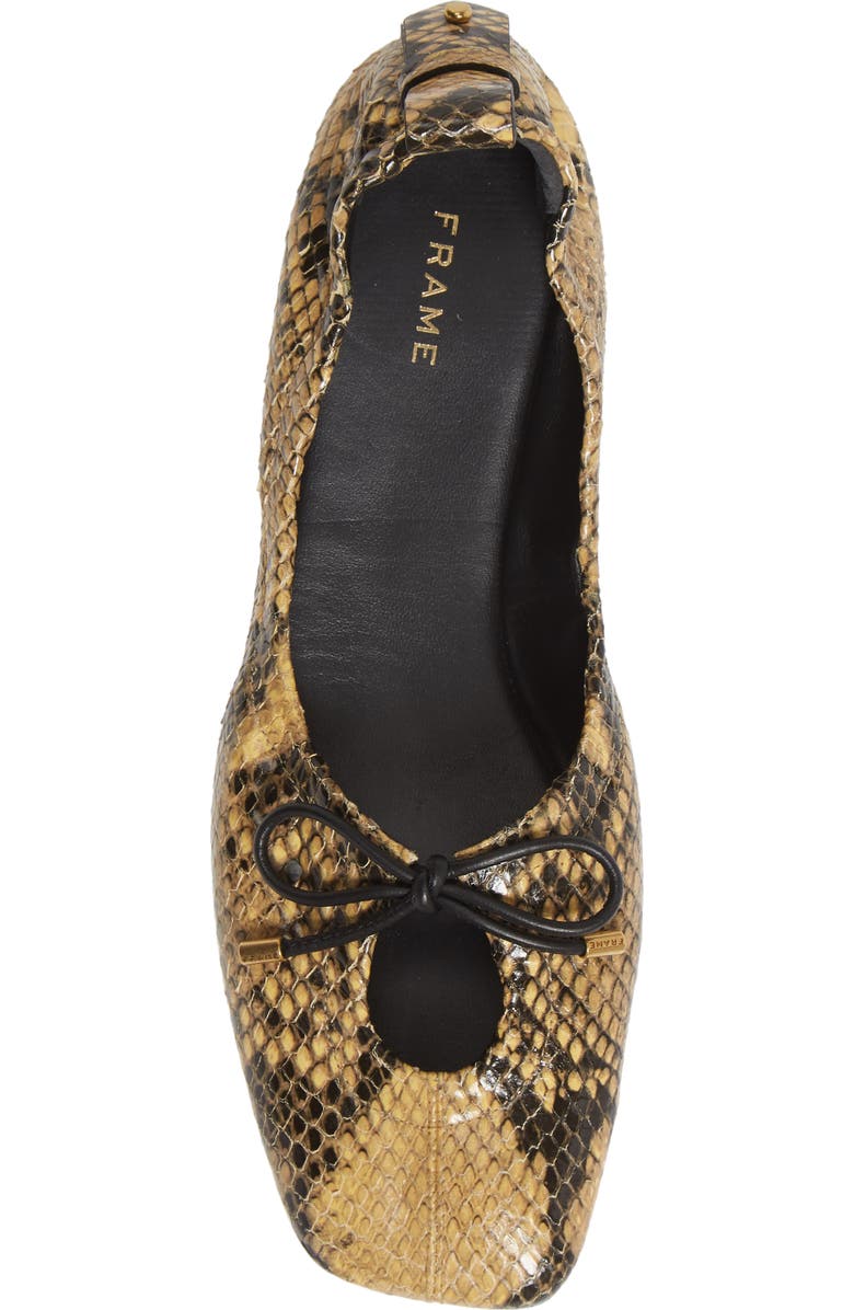 FRAME Le Sunset Square Toe Ballet Flat, Alternate, color,