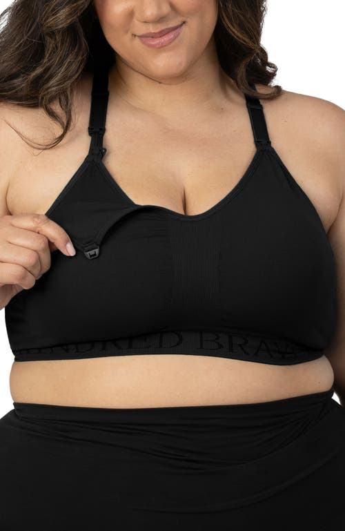 Kindred Bravely Busty Sublime Hands-free Pumping & Nursing Sports Bra In Black