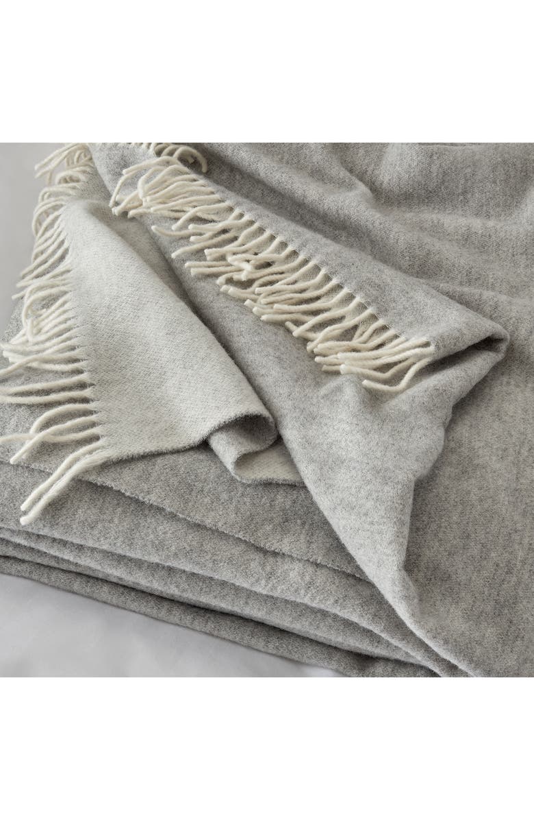 The White Company Luxury Wool & Cashmere Throw, Alternate, color,