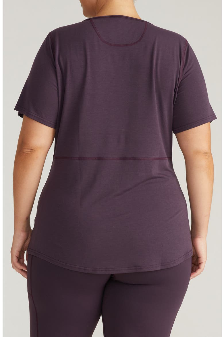 Mia Movement Short Sleeve T-Shirt, Alternate, color, PURPLE JEWEL