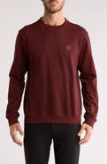 BOSS We Start Cotton Crewneck Sweatshirt
