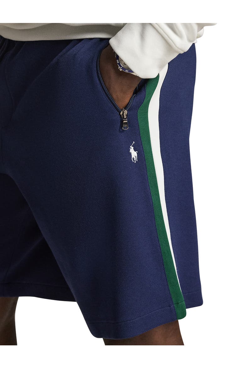 Big & Tall Mesh Colorblocked Shorts, Alternate, color, NEWPORT NAVY