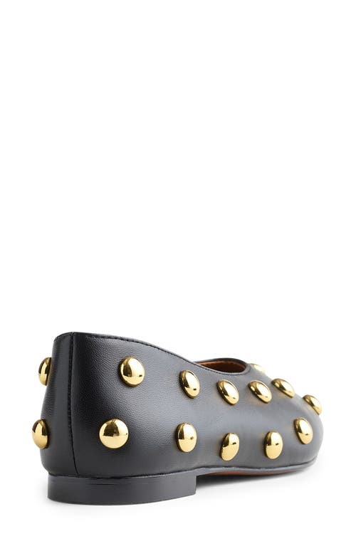 Madewell Mylie Stud Embellished Ballet Flat In Black