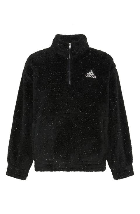 Kids' Faux Shearling Half Zip Pullover (Big Kid)