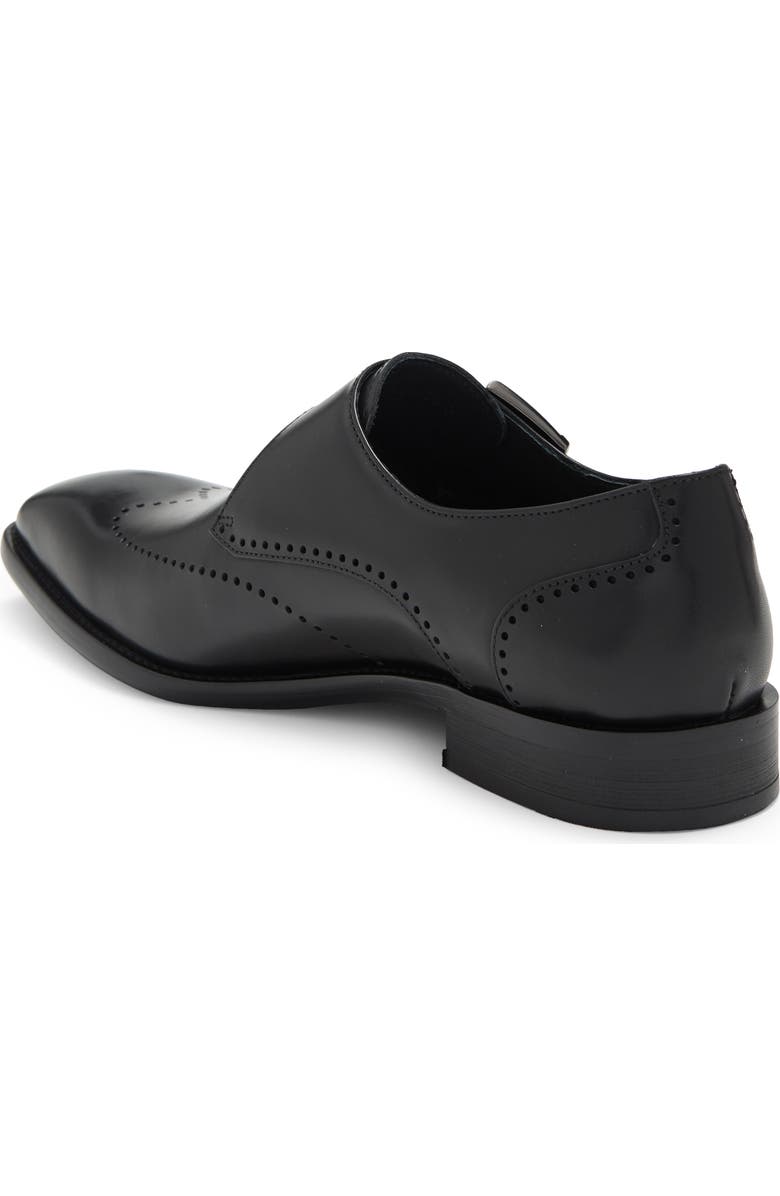 Maison Forte Carver Monk Strap Shoe, Alternate, color, Black