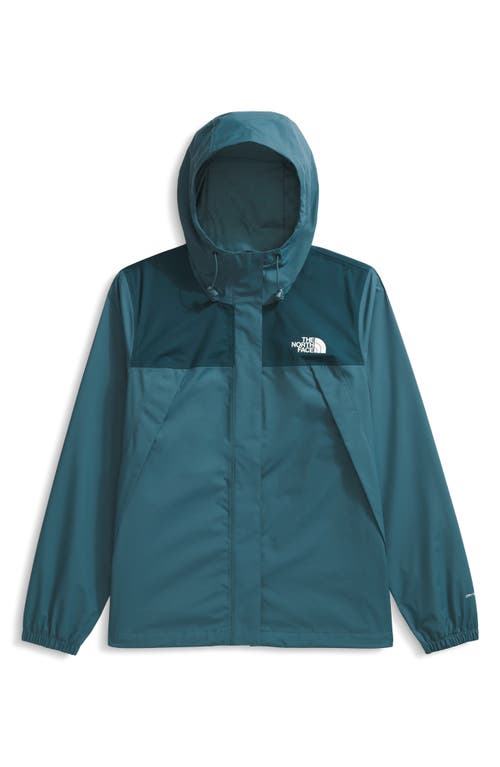 The North Face Antora Waterproof Hooded Rain Jacket In Blue