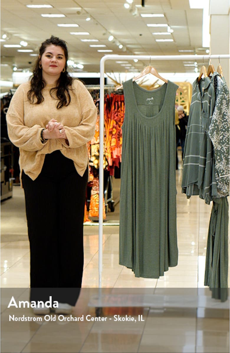 Kate Pleated Stretch Modal Nightgown, sales video thumbnail