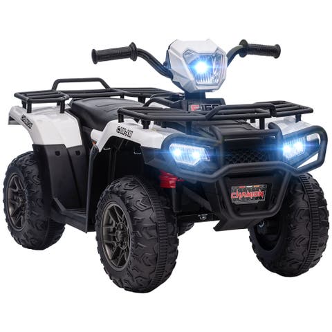 12V Kids ATV 4 Wheeler with AUX, USB, Wear-Resistant Tread