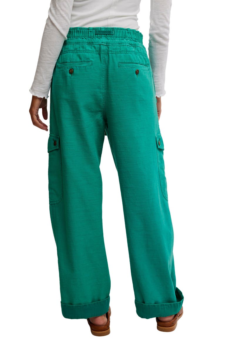 Park Ave Cotton Cargo Pants, Alternate, color, GOLF GREEN