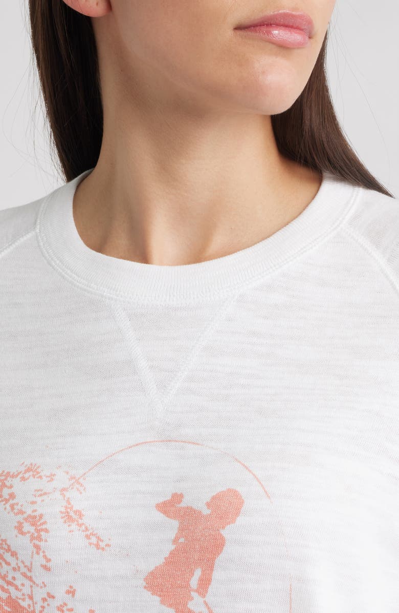 Faherty Venice Sunwashed Slub Organic Cotton Graphic T-Shirt, Alternate, color, White