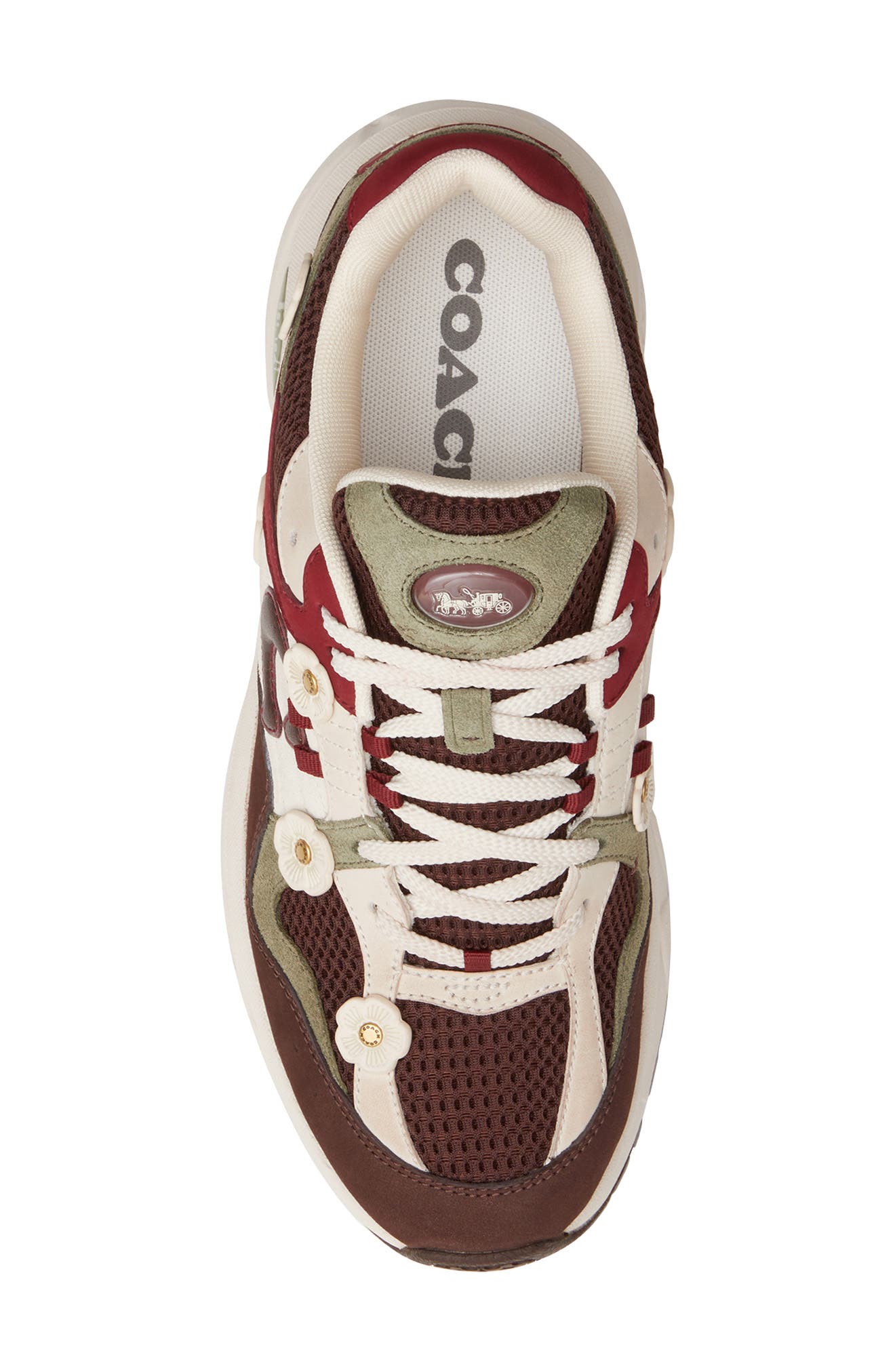 COACH C301 Tea Rose Sneaker, Alternate, color, 