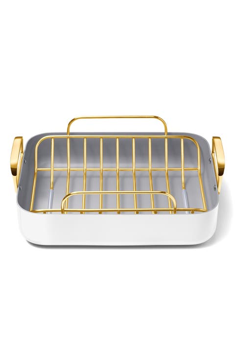 Ceramic Nonstick Roasting Pan & Wire Rack